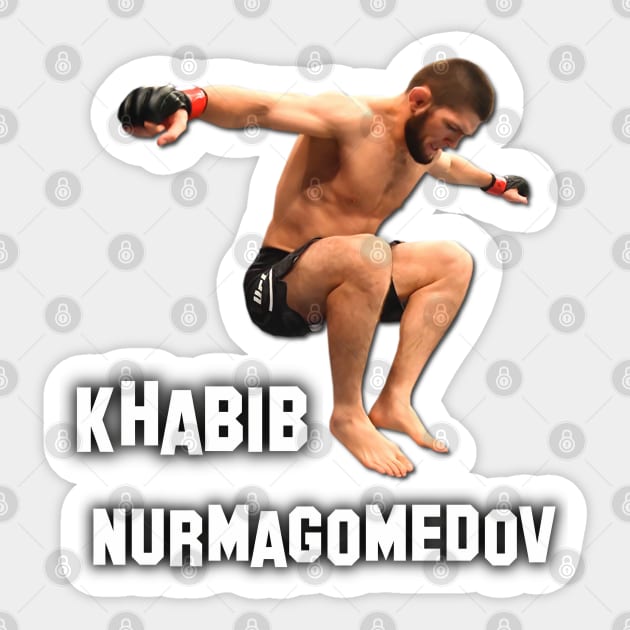 Khabib (The Eagle) Nurmagomedov - UFC 242 - 511201538 Sticker by Semenov